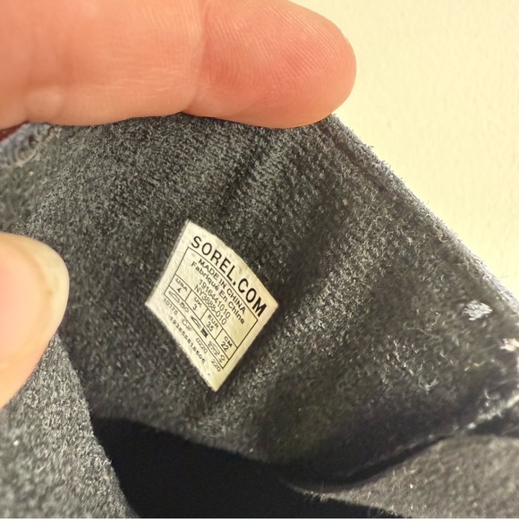 Sorel Girls Joan of Arctic Wedge Ii Zip Boots Patent Leather Black Size 4 - Picture 3 of 7